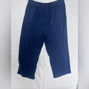 Old Navy Blue pull on Pants size L NWT